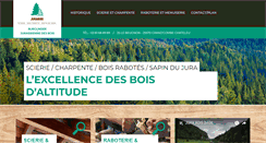 Desktop Screenshot of jurabois.fr