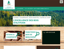 Tablet Screenshot of jurabois.fr